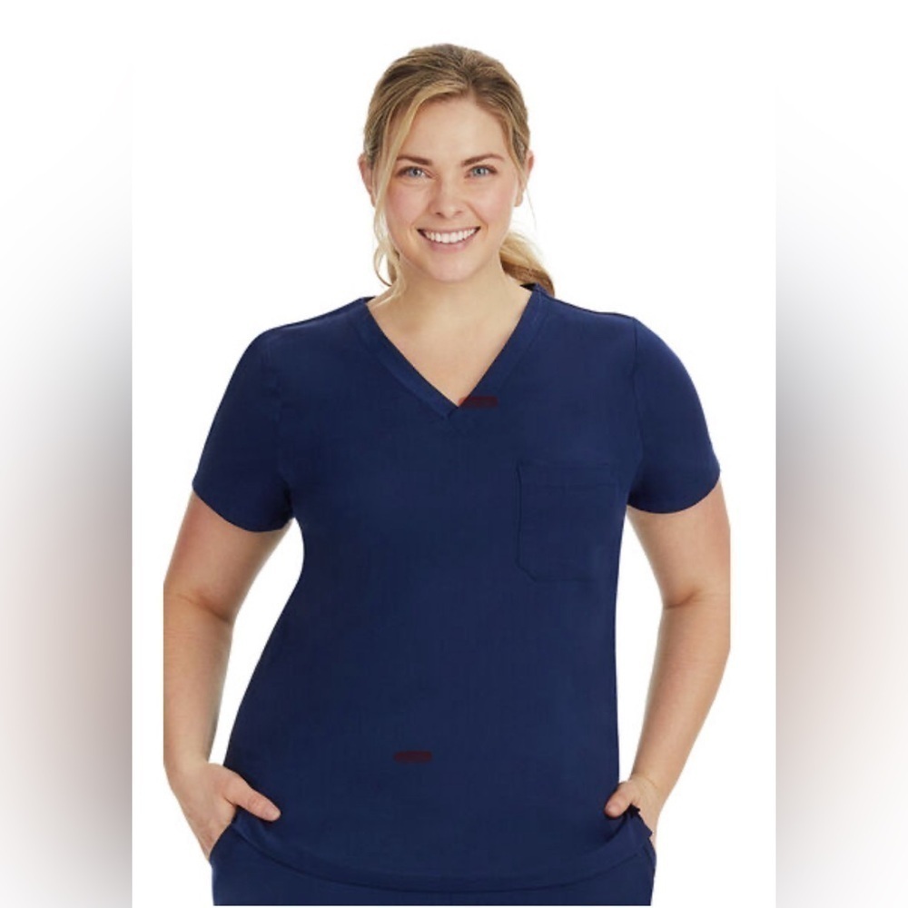 Purple Label by Healing Hands Women's Jada Solid Scrub Top